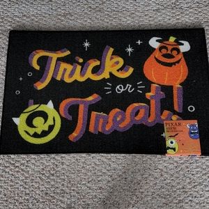 Disney Pixar Monsters Inc Halloween accent rug